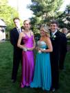 Lilly Margolis with her date with Jackie Carlson and Brian Leonard