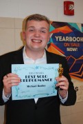 Michael Bodley received an award for Best Solo Performance for his performance in Grease.