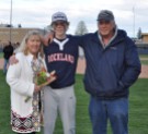 Brett Schneider along with his mom and dad, Heather and Kenneth.