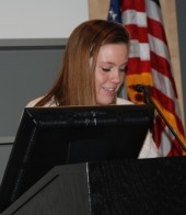 Student Services Chair, Jillian Donahue