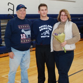 Tommy Tashjian with his parents.